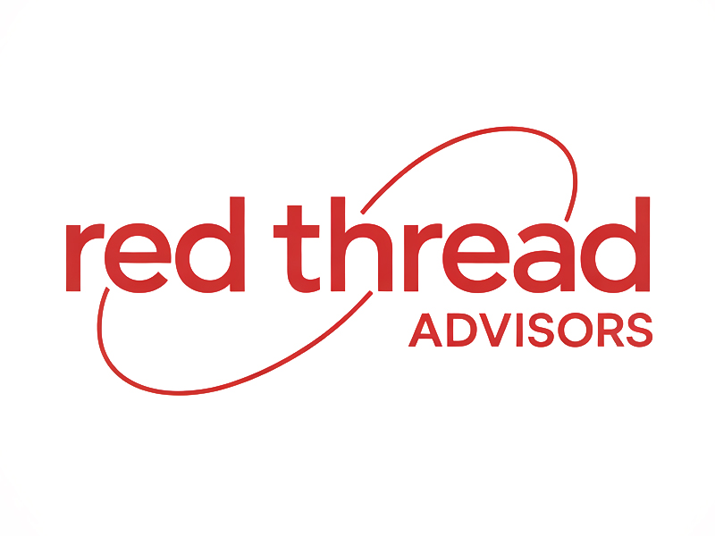 Red Thread Advisors logo design by pixalrahul