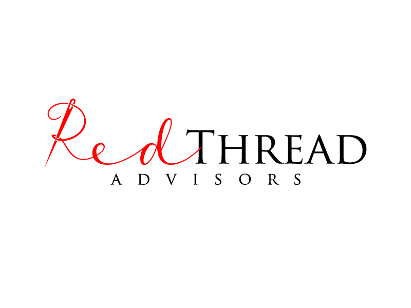 Red Thread Advisors logo design by giggi