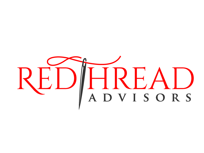 Red Thread Advisors logo design by jaize