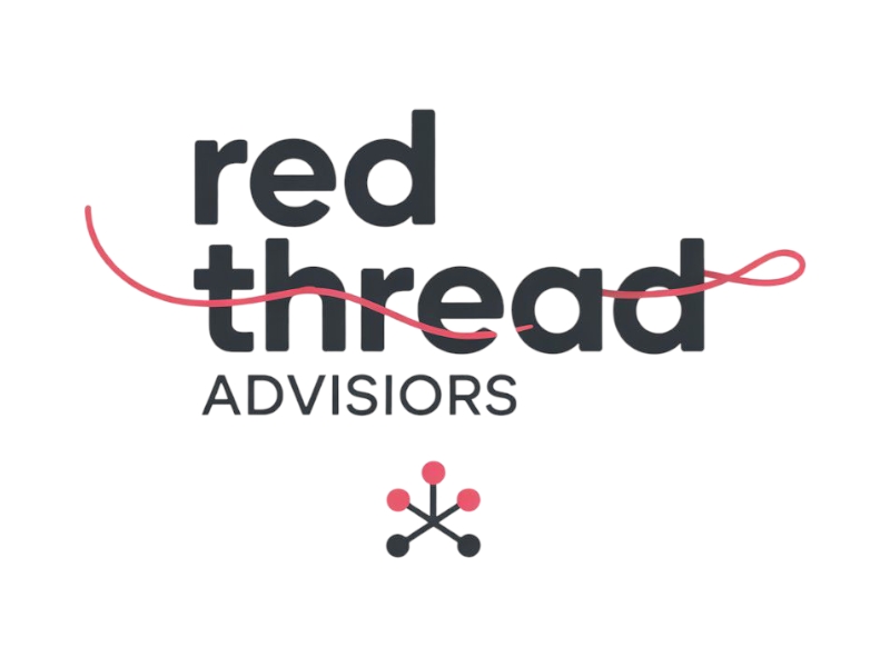 Red Thread Advisors logo design by salim