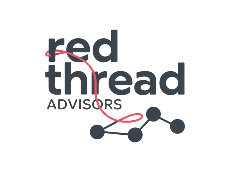 Red Thread Advisors logo design by salim