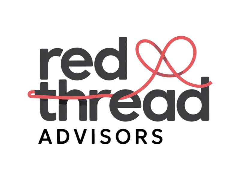 Red Thread Advisors logo design by salim