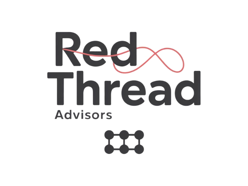 Red Thread Advisors logo design by salim