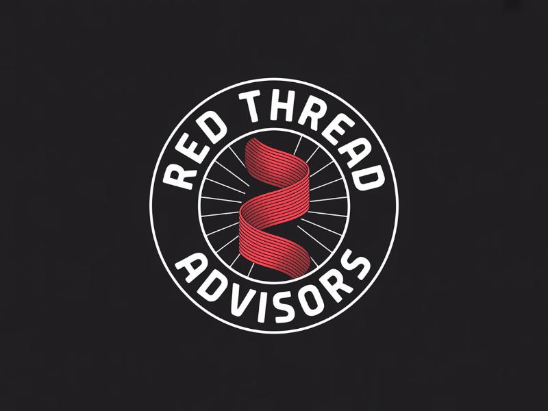 Red Thread Advisors logo design by AndreBWid