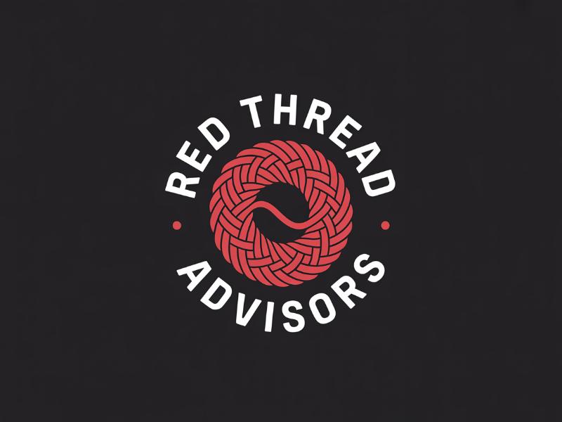 Red Thread Advisors logo design by AndreBWid