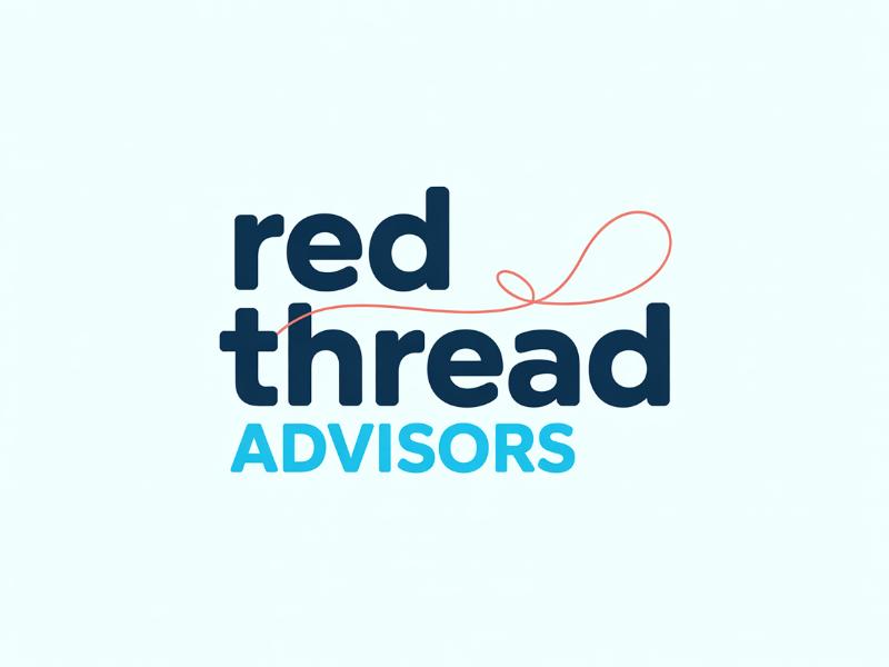 Red Thread Advisors logo design by AndreBWid