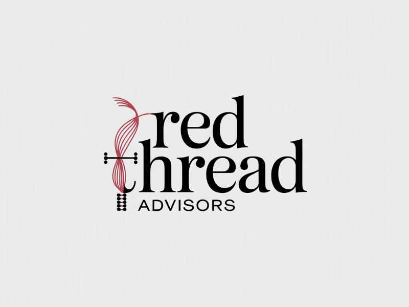 Red Thread Advisors logo design by AndreBWid