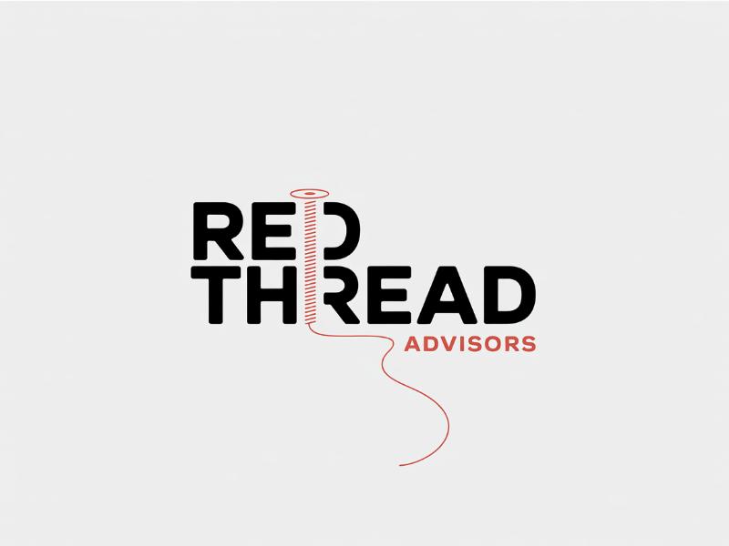 Red Thread Advisors logo design by AndreBWid