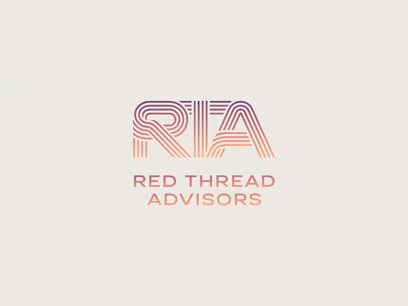 Red Thread Advisors logo design by joni