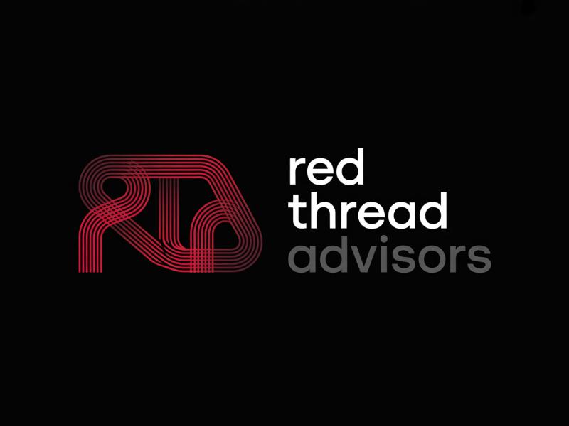 Red Thread Advisors logo design by joni