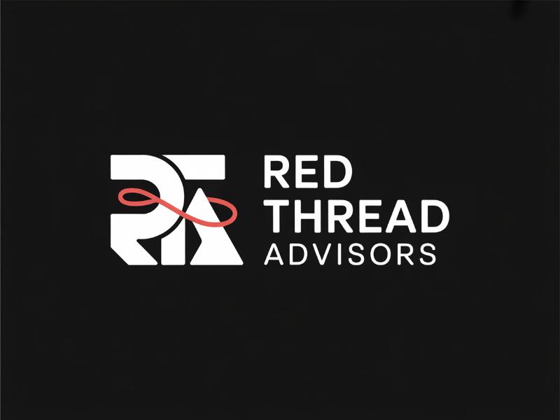 Red Thread Advisors logo design by joni