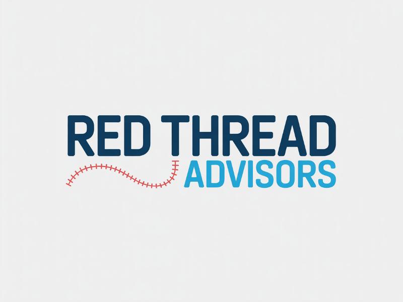 Red Thread Advisors logo design by joni