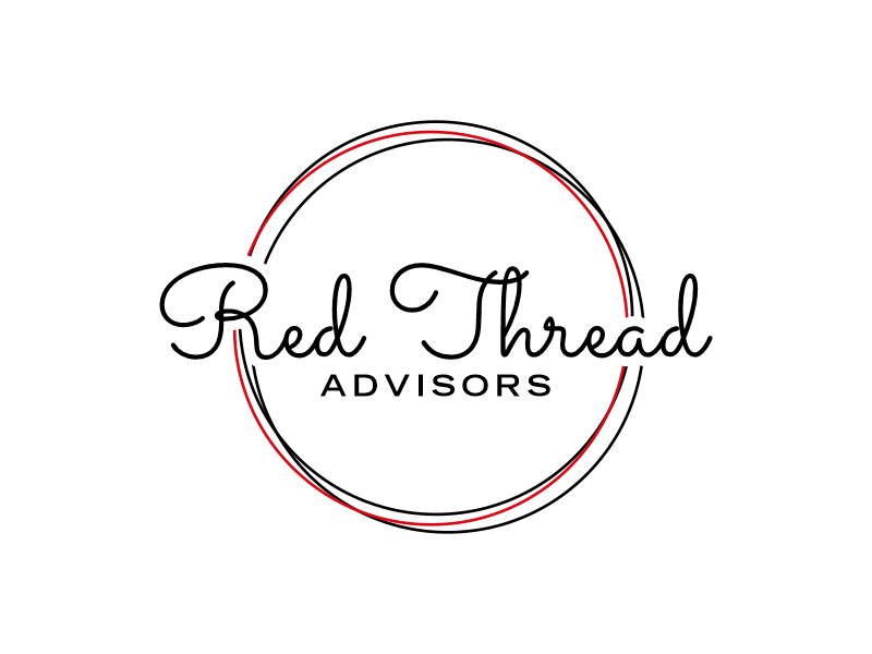 Red Thread Advisors logo design by Gwerth