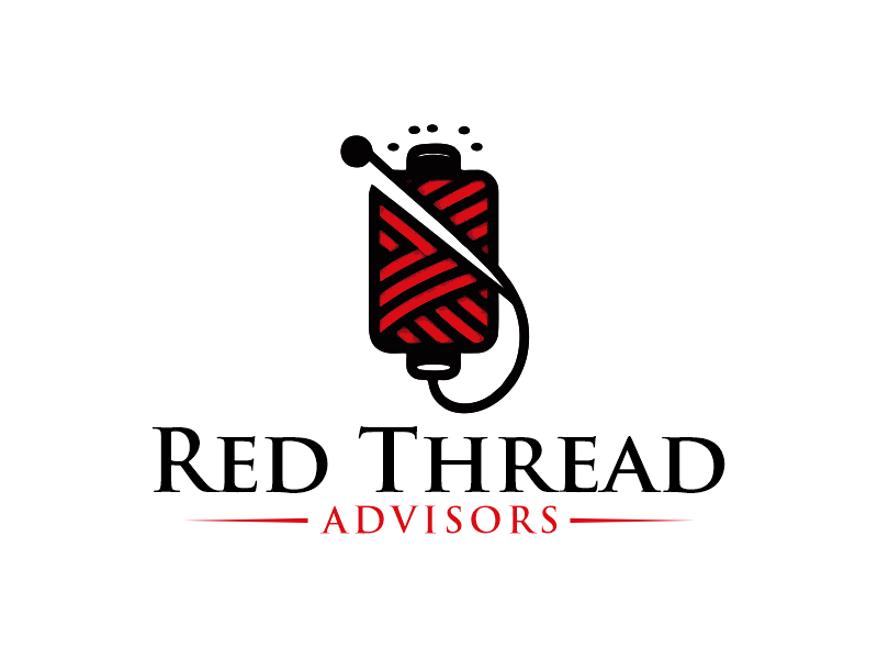 Red Thread Advisors logo design by Gwerth