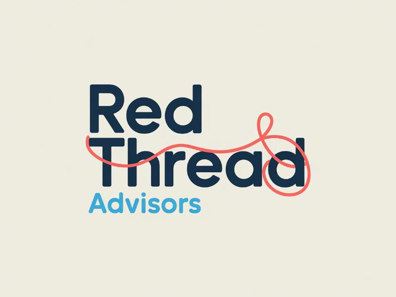 Red Thread Advisors logo design by Octavino Arianto