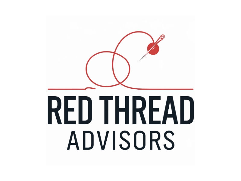 Red Thread Advisors logo design by D_king