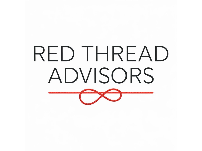Red Thread Advisors logo design by D_king
