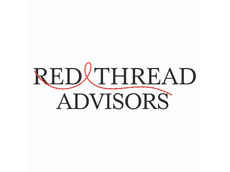 Red Thread Advisors logo design by D_king