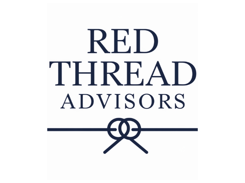 Red Thread Advisors logo design by D_king