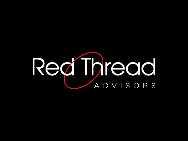 Red Thread Advisors logo design by jonggol