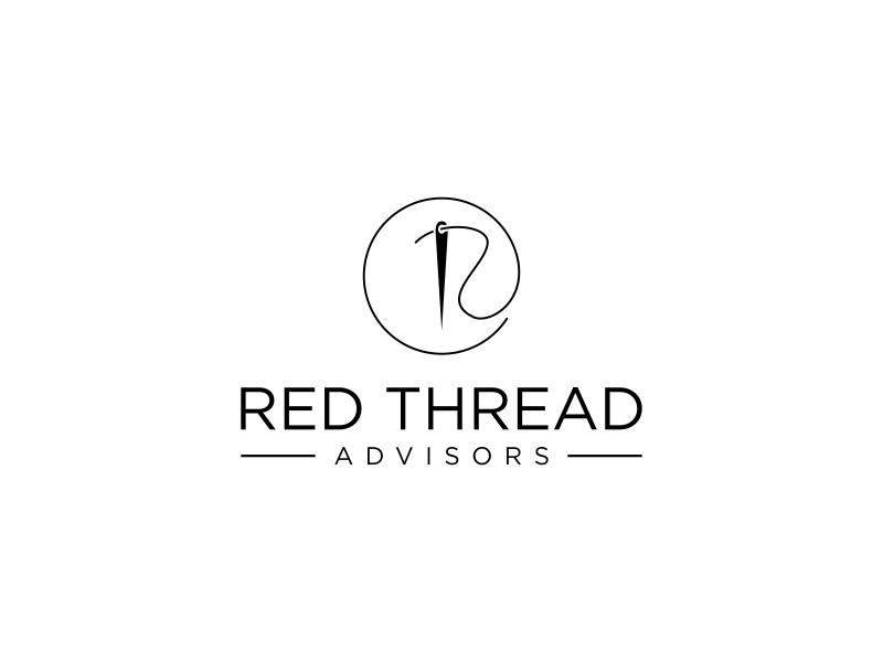 Red Thread Advisors logo design by Gedibal