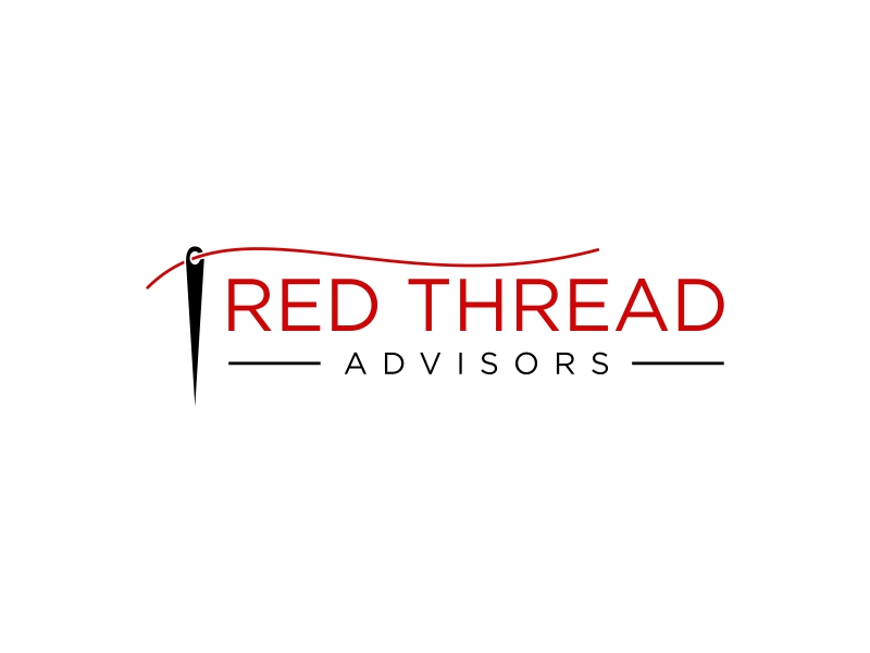 Red Thread Advisors logo design by Gedibal