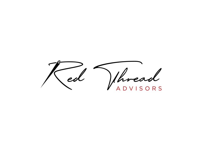 Red Thread Advisors logo design by Gedibal