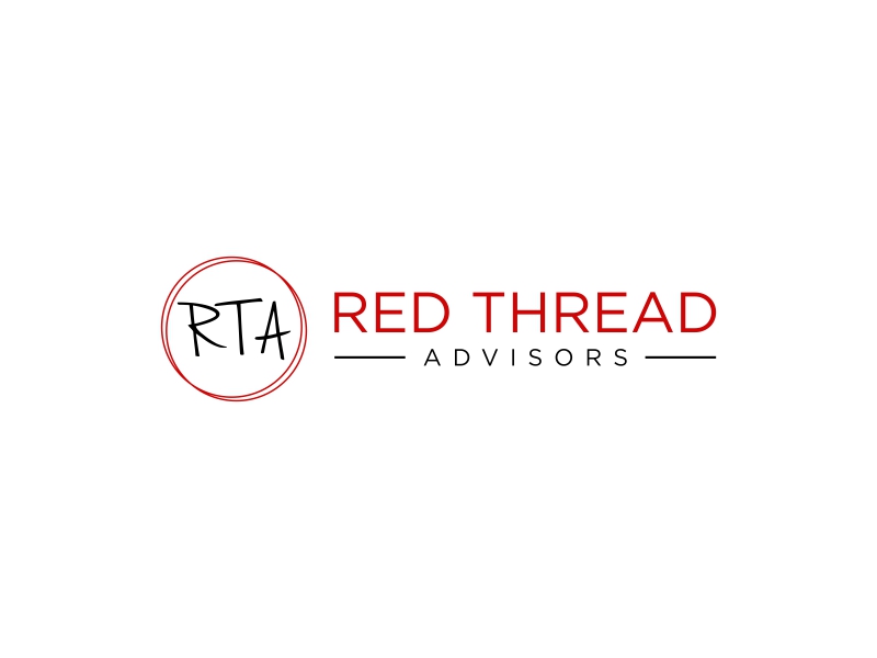 Red Thread Advisors logo design by Gedibal