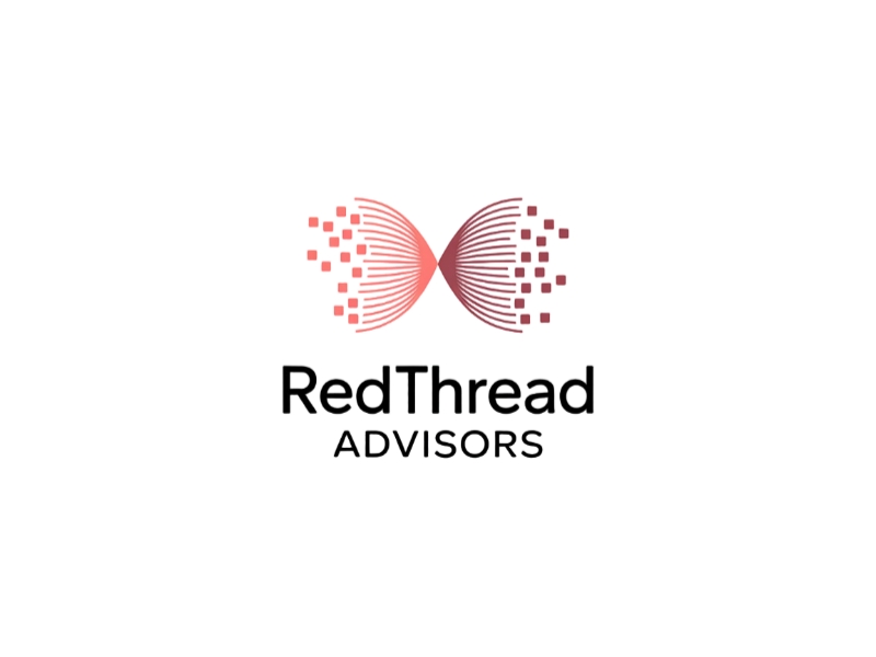 Red Thread Advisors logo design by iffikhan
