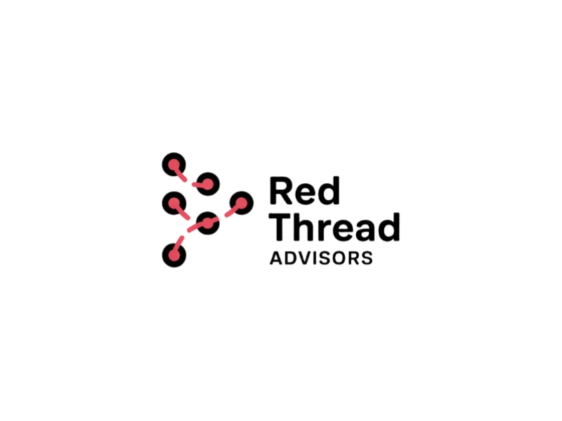 Red Thread Advisors logo design by iffikhan