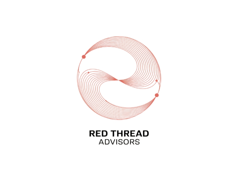 Red Thread Advisors logo design by iffikhan