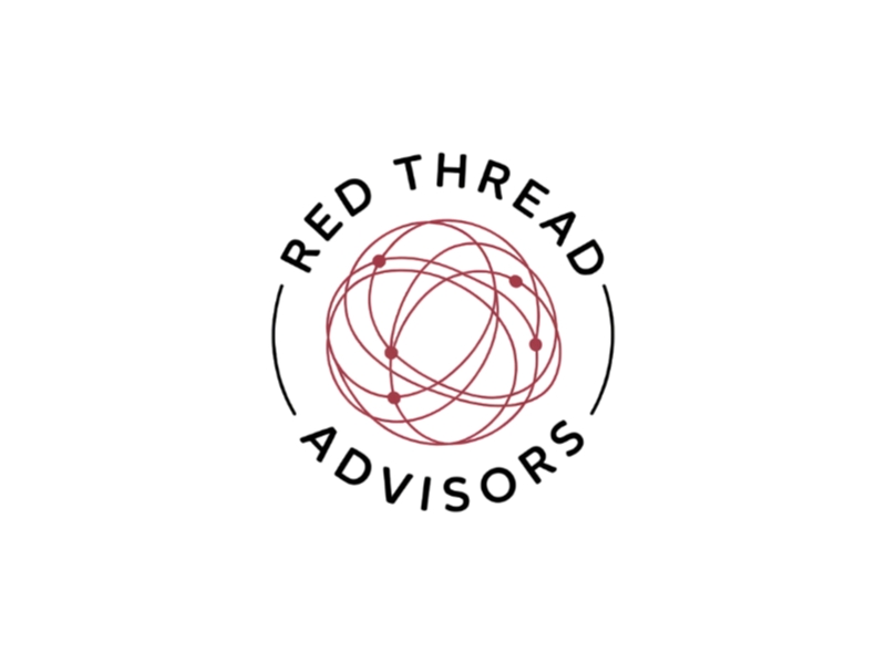 Red Thread Advisors logo design by iffikhan