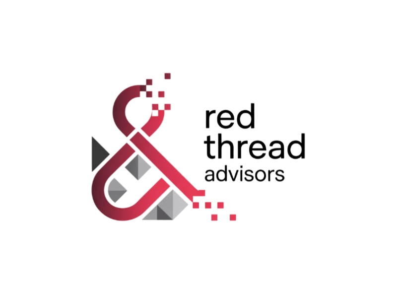 Red Thread Advisors logo design by iffikhan