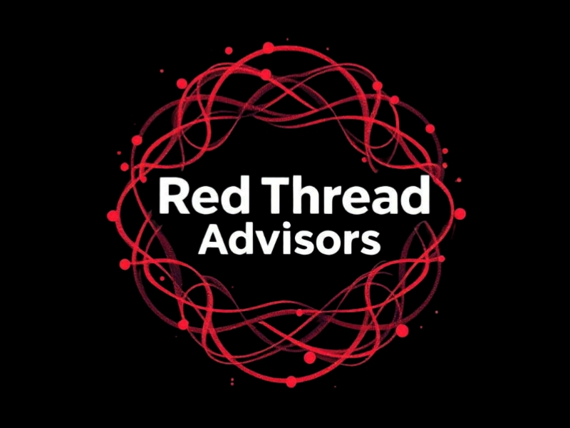 Red Thread Advisors logo design by iffikhan