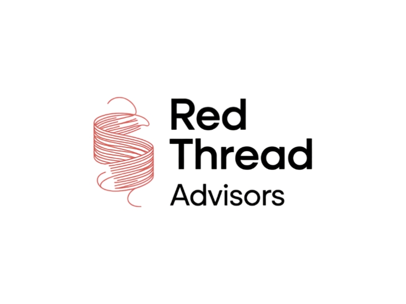 Red Thread Advisors logo design by iffikhan
