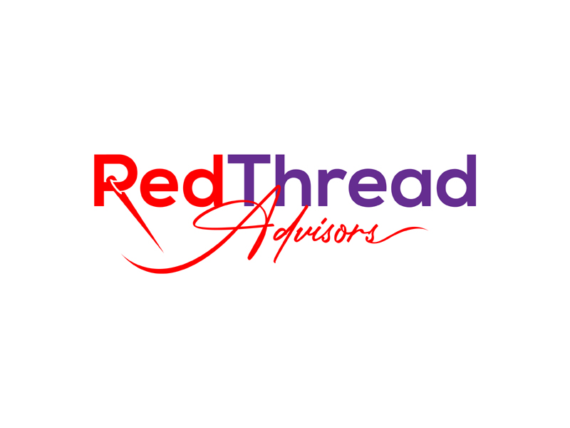 Red Thread Advisors logo design by MAXR