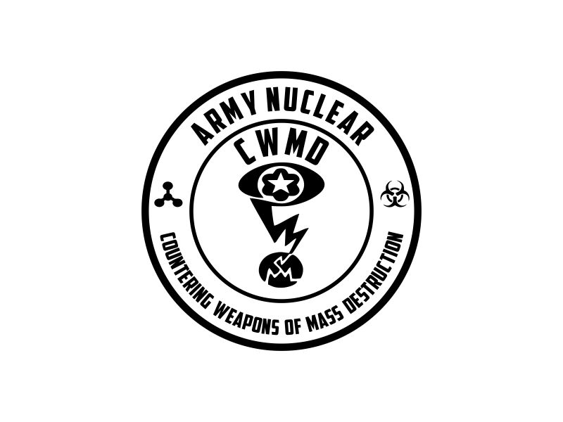 Army Nuclear and CWMD (Countering Weapons of Mass Destruction) Logo Design logo design by oke2angconcept