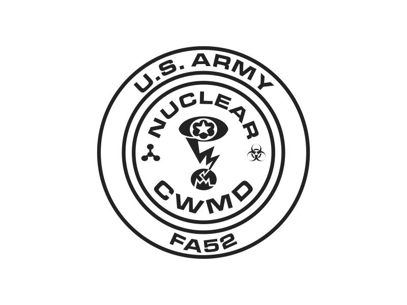 Army Nuclear and CWMD (Countering Weapons of Mass Destruction) Logo Design logo design by arturo_