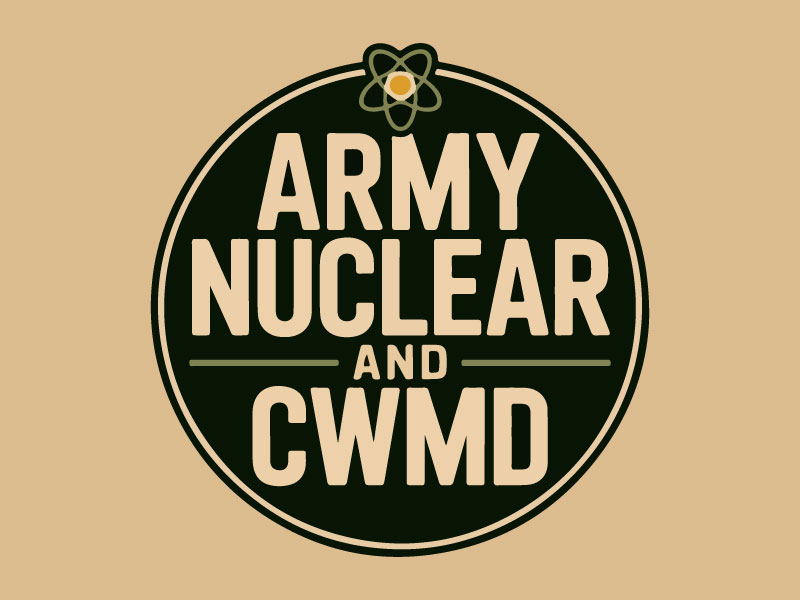 Army Nuclear and CWMD (Countering Weapons of Mass Destruction) Logo Design logo design by Bad Boy