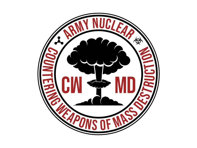 Army Nuclear and CWMD (Countering Weapons of Mass Destruction) Logo Design logo design by cintoko