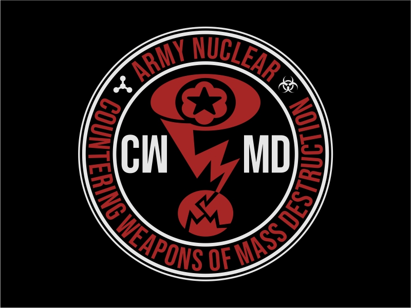 Army Nuclear and CWMD (Countering Weapons of Mass Destruction) Logo Design logo design by cintoko