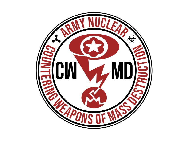 Army Nuclear and CWMD (Countering Weapons of Mass Destruction) Logo Design logo design by cintoko