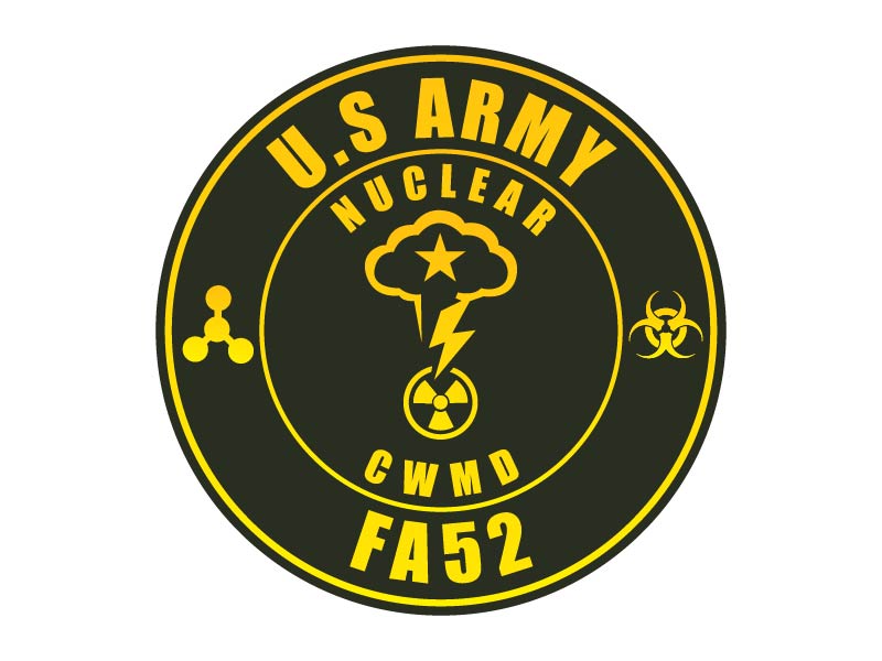 Army Nuclear and CWMD (Countering Weapons of Mass Destruction) Logo Design logo design by Bright Ritchil