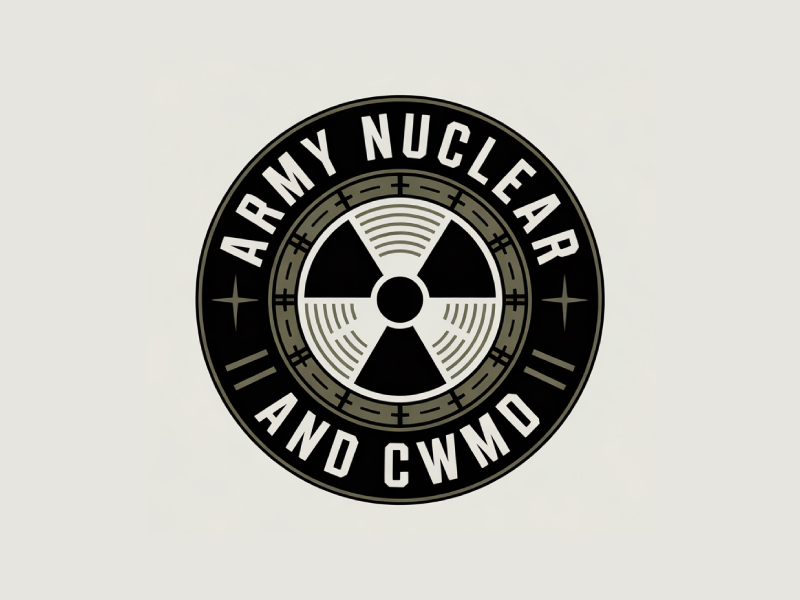 Army Nuclear and CWMD (Countering Weapons of Mass Destruction) Logo Design logo design by Poki