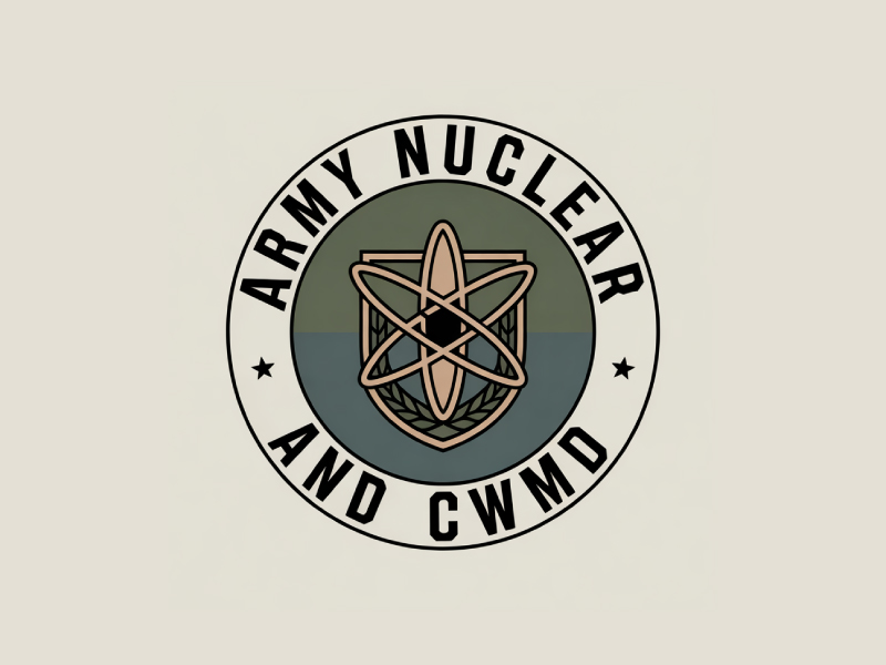 Army Nuclear and CWMD (Countering Weapons of Mass Destruction) Logo Design logo design by Poki