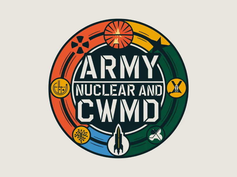 Army Nuclear and CWMD (Countering Weapons of Mass Destruction) Logo Design logo design by Poki
