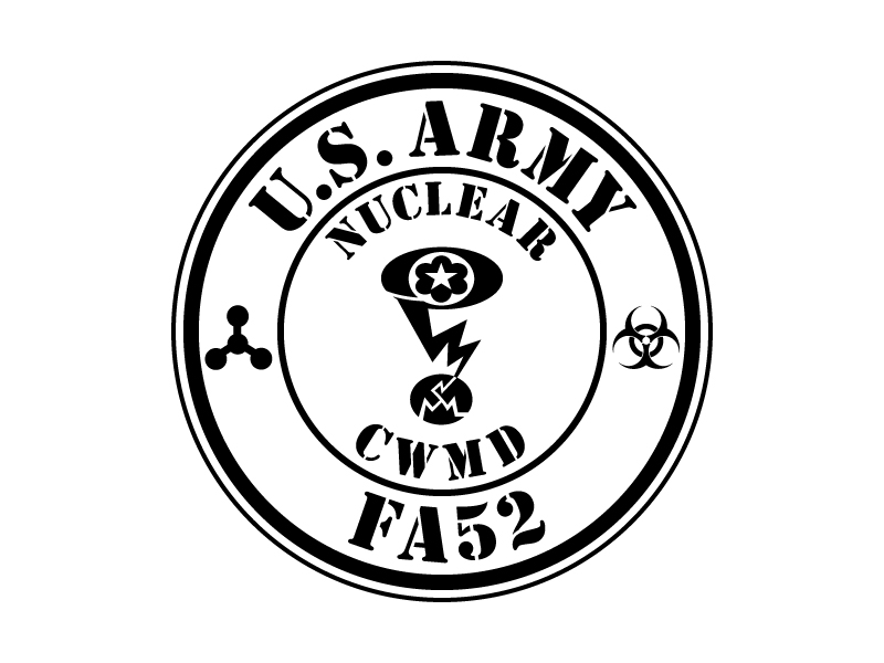 Army Nuclear and CWMD (Countering Weapons of Mass Destruction) Logo Design logo design by uttam