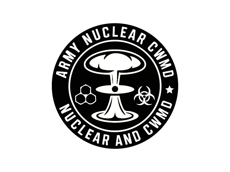 Army Nuclear and CWMD (Countering Weapons of Mass Destruction) Logo Design logo design by oindrila chakraborty
