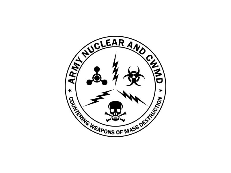 Army Nuclear and CWMD (Countering Weapons of Mass Destruction) Logo Design logo design by luckyprasetyo