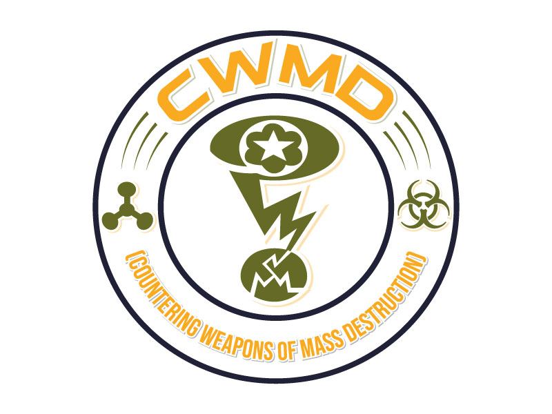 Army Nuclear and CWMD (Countering Weapons of Mass Destruction) Logo Design logo design by LogoQueen